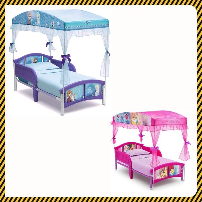 Delta Children Canopy Toddler Bed frozen disney minnie , Babies & Kids