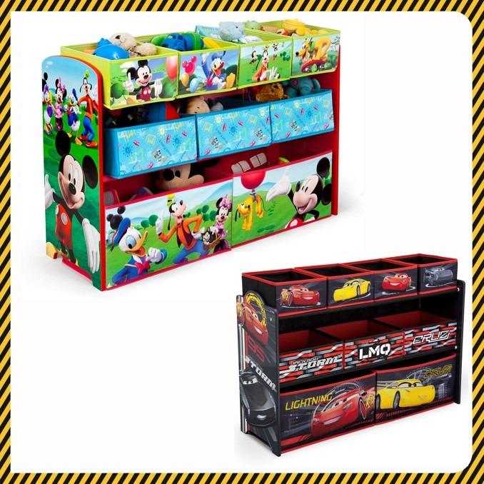 Delta Children Deluxe 9Bin Toy Storage Organizer Disney/Pixar Cars