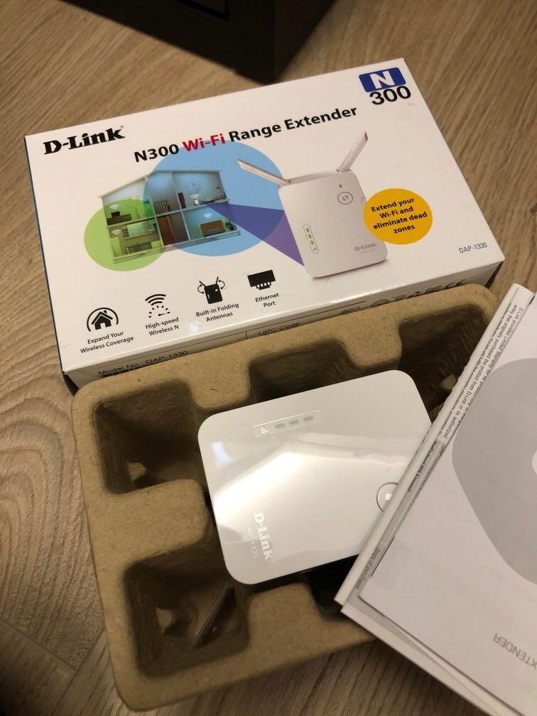 D Link N300 Wi Fi Range Extender Dap 1330 Electronics Computer Parts Accessories On Carousell