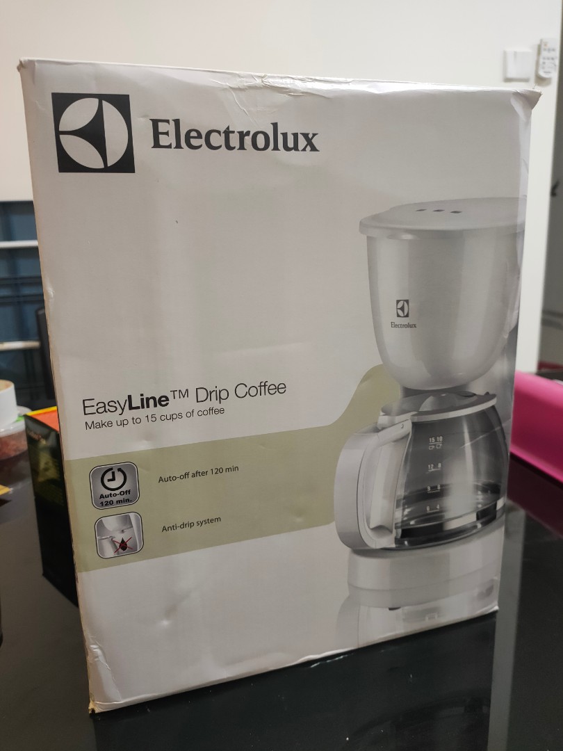 Electrolux EasyLINE Drip Coffee ECM1303W (Coffee Maker), TV & Home