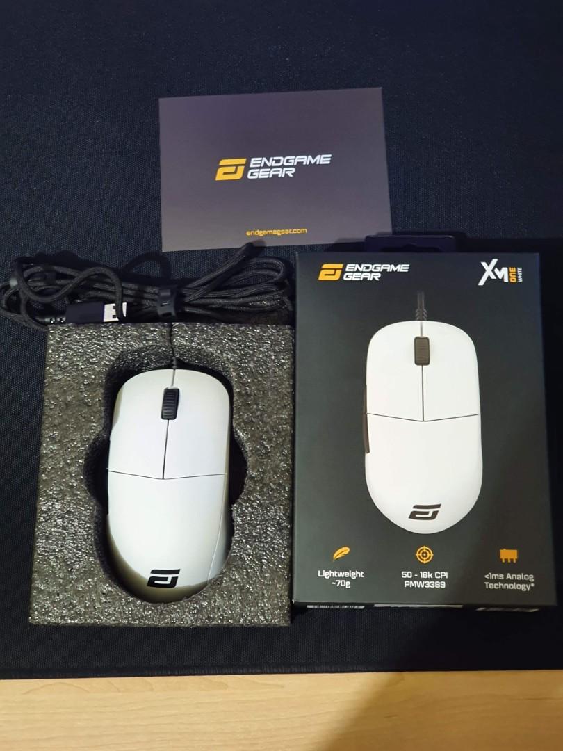 Endgame Gear Xm1 White Mouse Computers Tech Parts Accessories Mouse Mousepads On Carousell