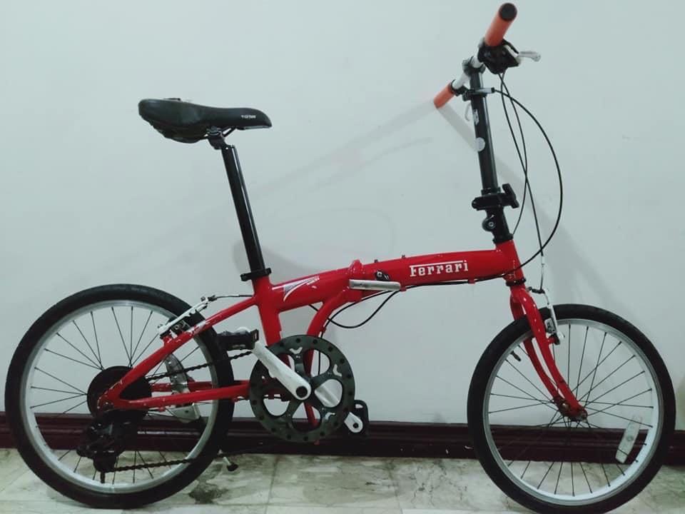 Ferrari Folding bike, Sports Equipment, Bicycles & Parts, Bicycles on