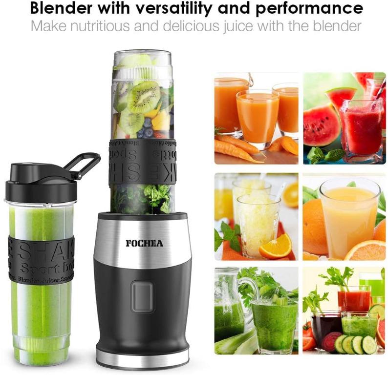 FOCHEA Smoothie Blender, 500W Personal Blender With BpaFree Travel