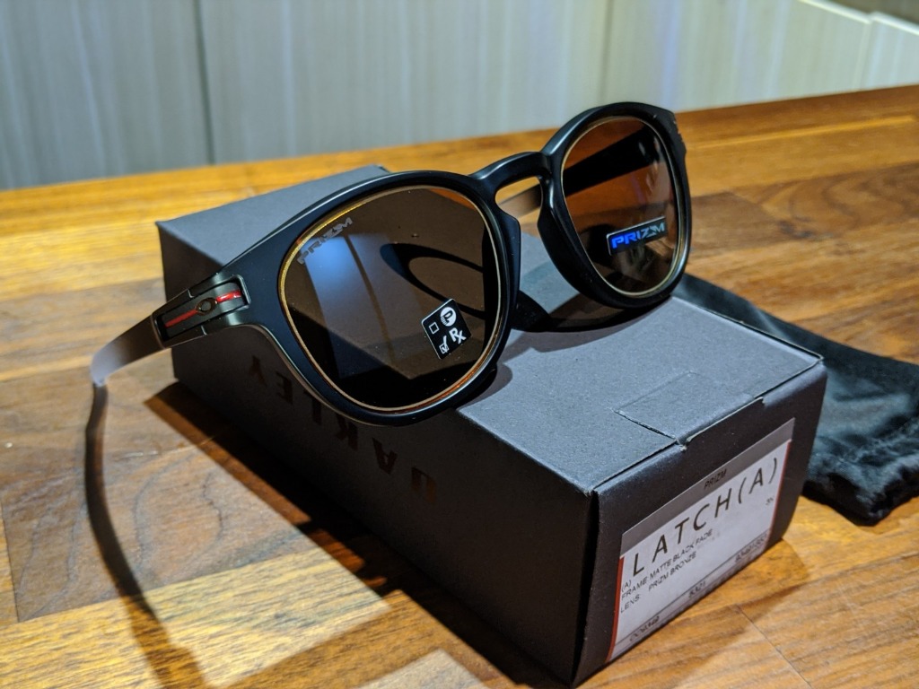 FREE post Oakley Latch Borderline Asia Fit Sunglasses Prizm