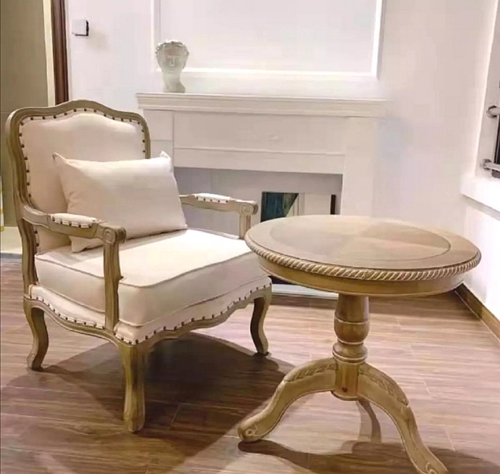 With Delivery French Provincial Victorian Lounge Armchair Chair