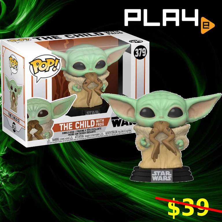 Funko POP! (379) Star Wars The Mandalorian The Child with Frog (7018685 ...