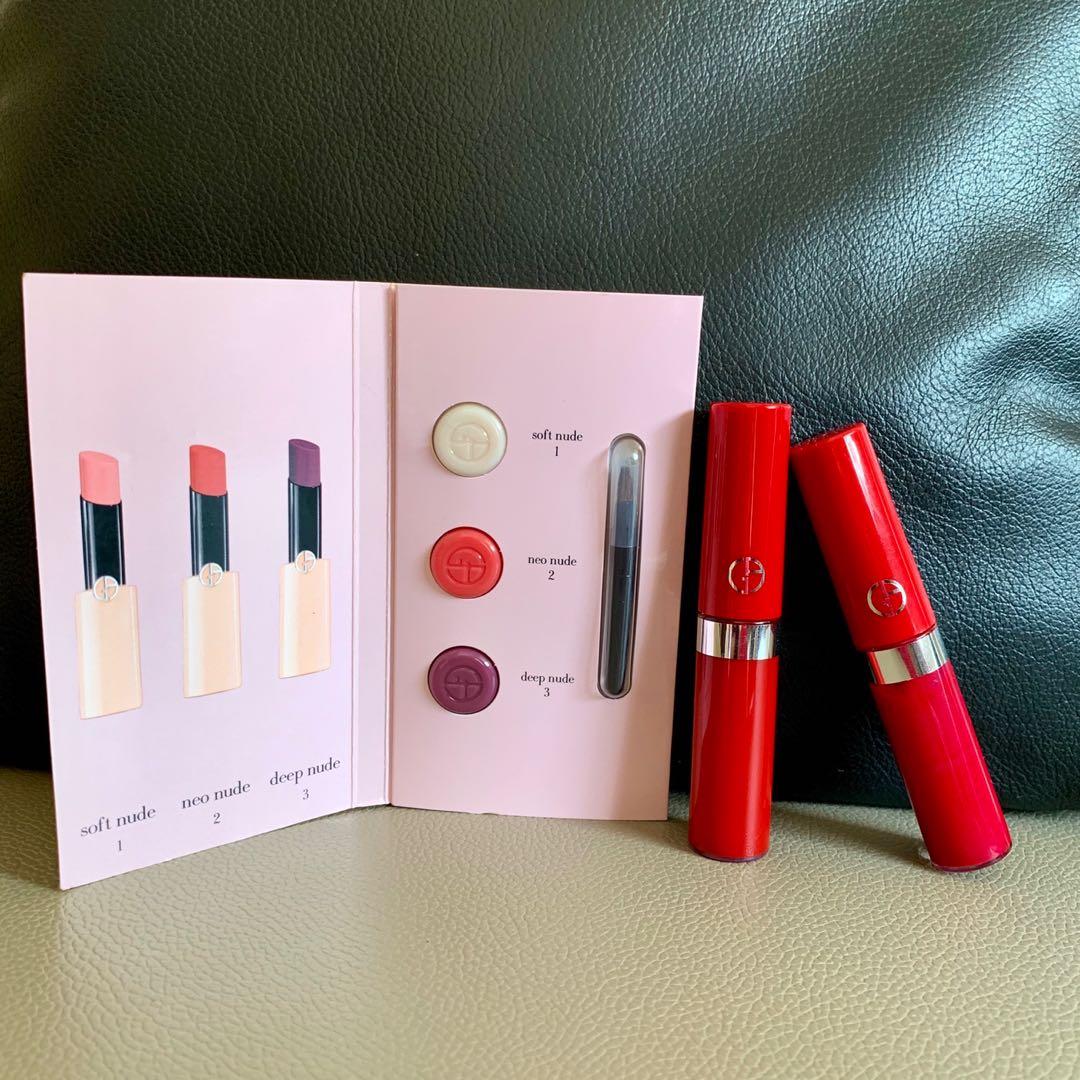 armani mini lipstick set