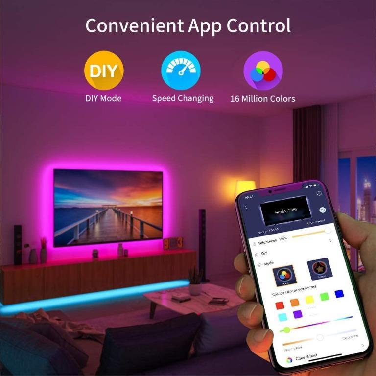 Govee 4x50cm RGB LED Strip Light For TV With APP Control Model H6181