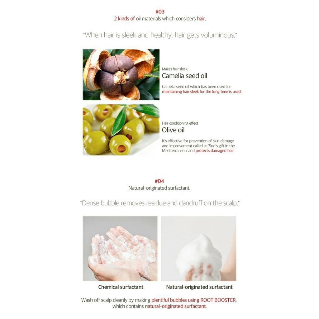 Grafen Root Booster Shampoo [natural anti hair loss shampoo for dry