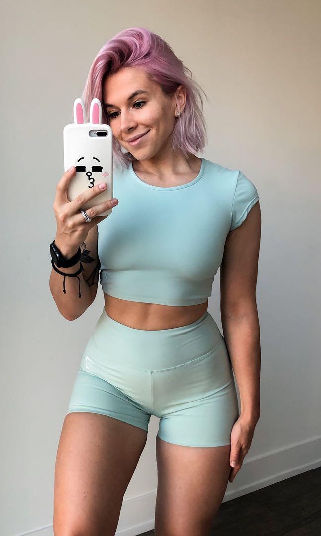 Gymshark Dreamy Cap Sleeve Crop Top Women s Fashion Tops