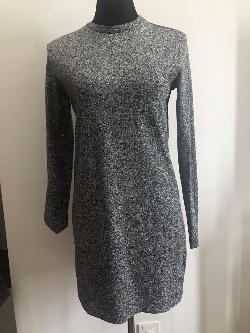 monki glitter dress