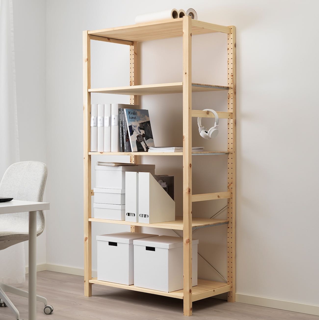 Ikea 宜家傢私 IVAR 木架 層板 櫃 層架, 傢俬＆家居, 傢俬, 櫃子、組合櫃及置物架 Carousell