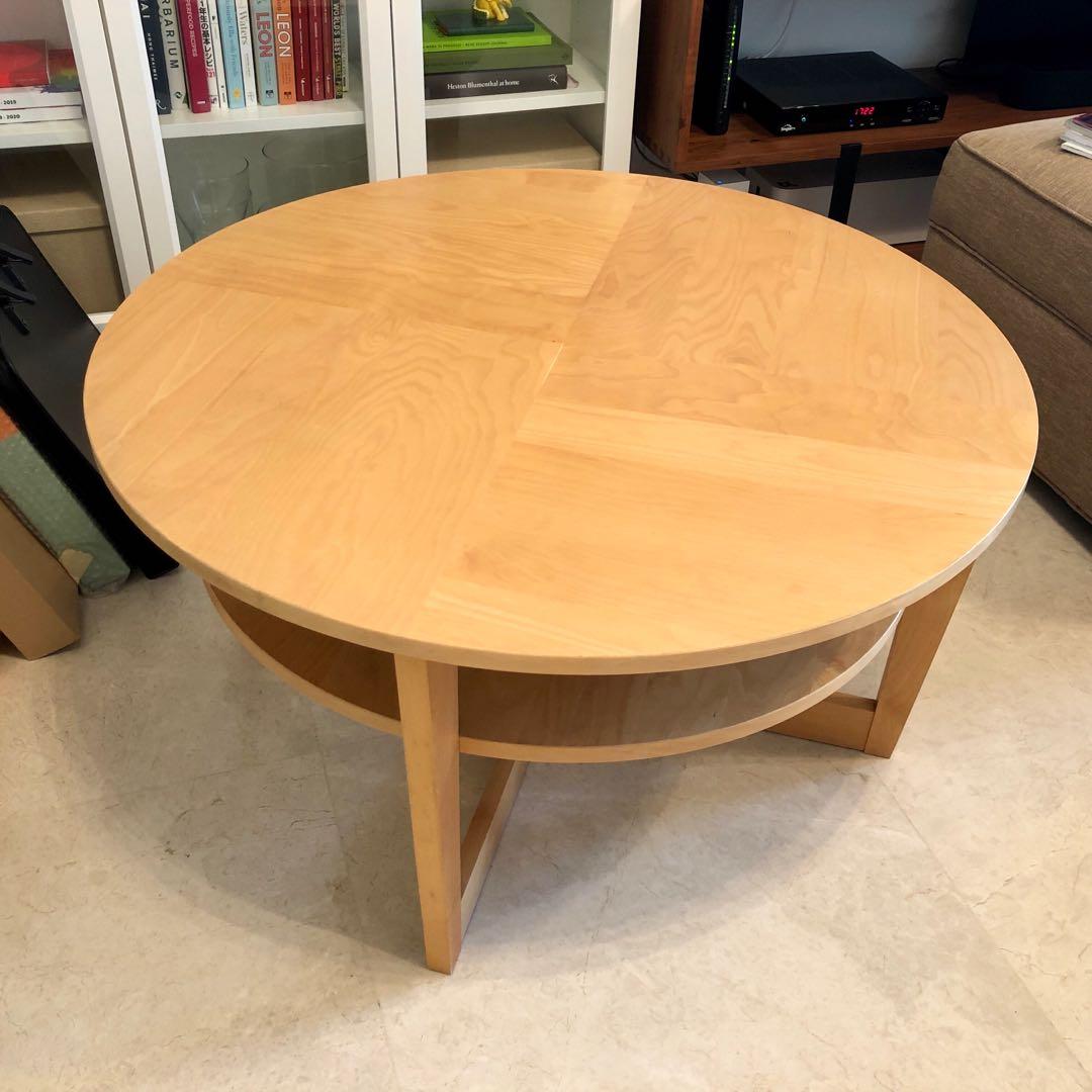 Ikea Coffee Table With Underneath Storage Layer Furniture Home Living Furniture Tables Sets On Carousell