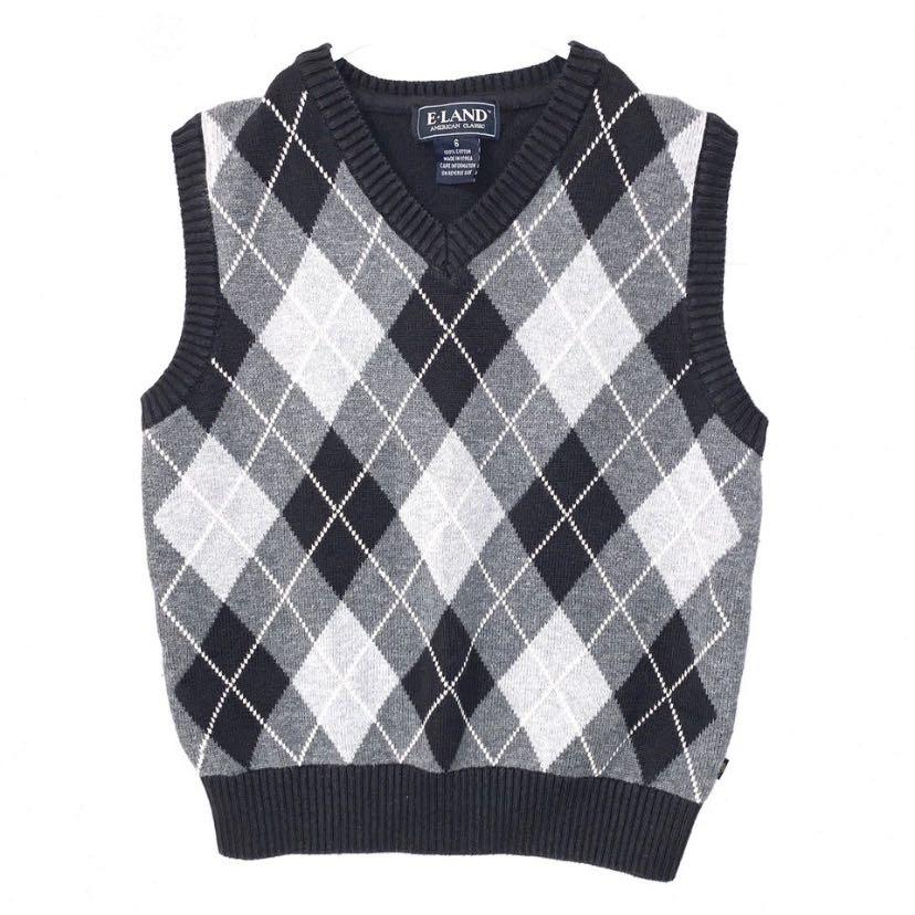 grey knit vest womens