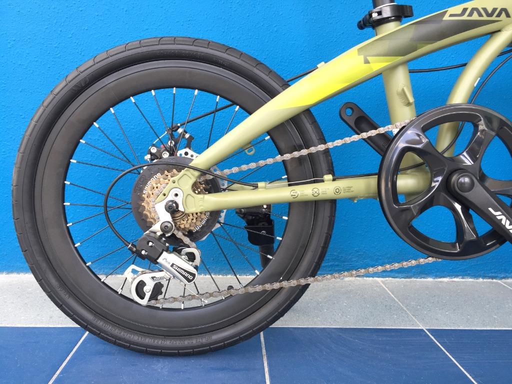 java zelo folding bike upgrade