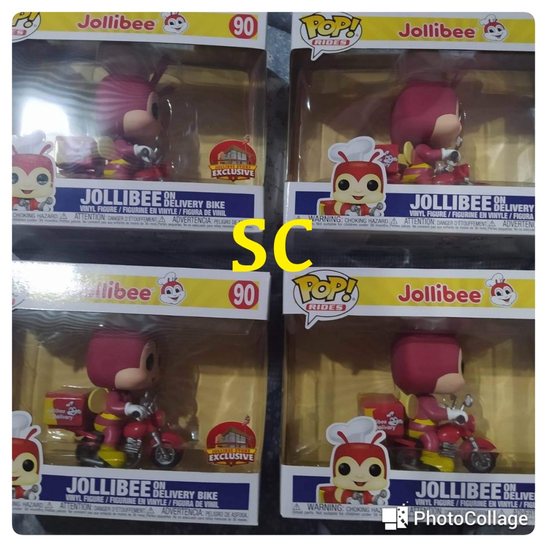 funko pop jollibee on delivery bike