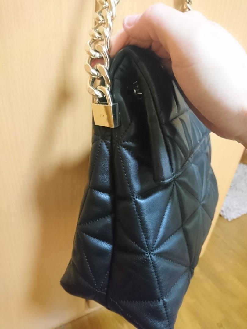 Karen Millen Quilted Chain Bag Women s Fashion Bags Wallets