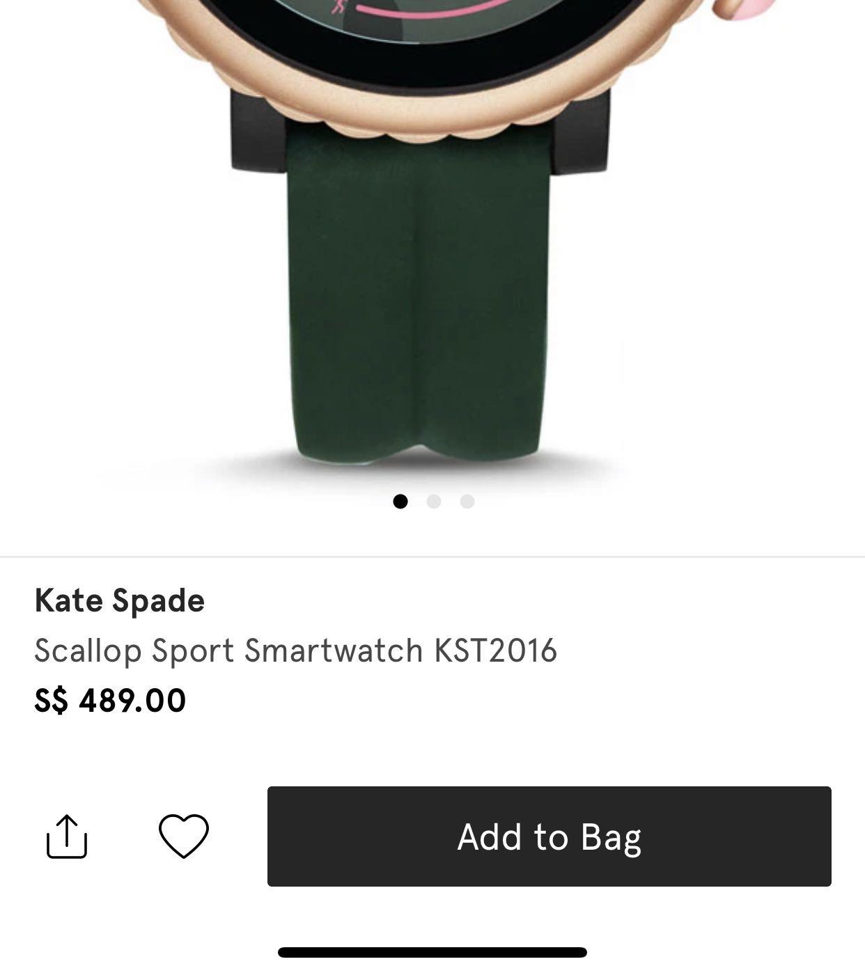Kate spade best sale scallop sport smartwatch