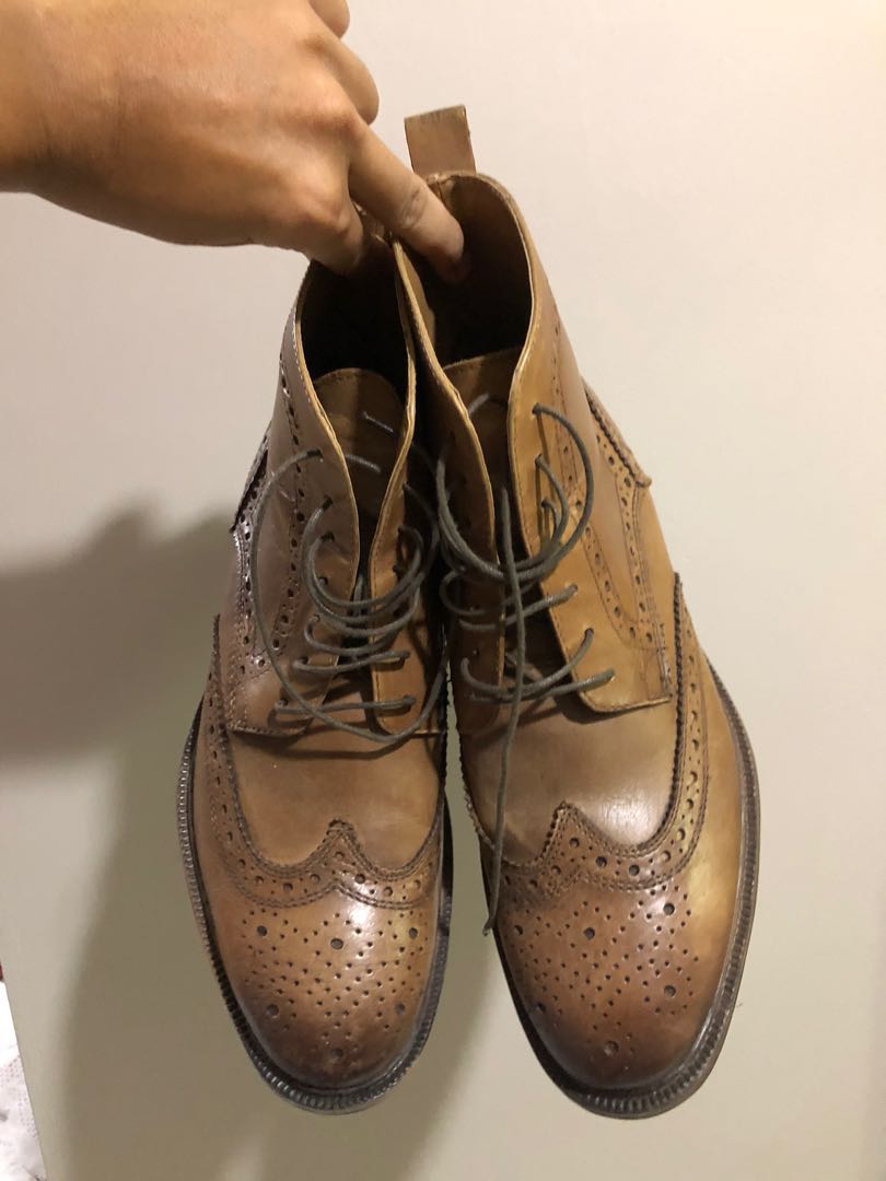 KG by Kurt Geiger Brogue Boots Men s Fashion Footwear Boots on Carousell