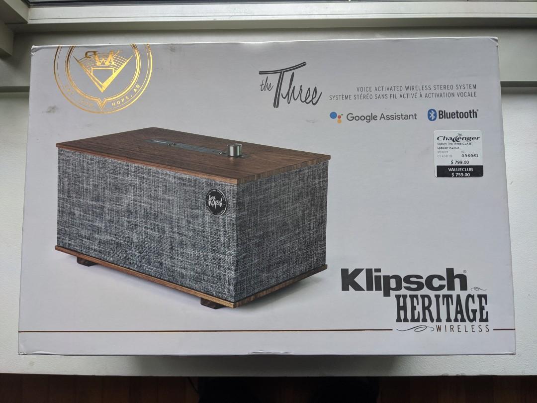 Klipsch Heritage Klipsch The Three Gva Google Assistant Google