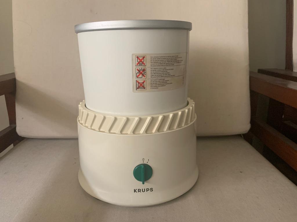 Ice Cream Maker Krups La Glaciere 1 Quart Automatic 110V TV