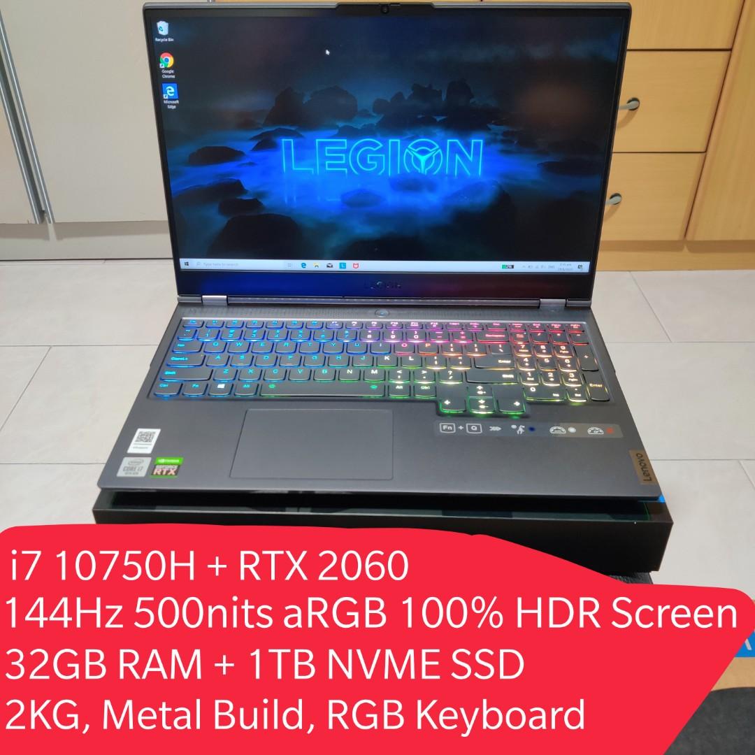Legion 7 Rtx 2060 I7 Gaming Lenovo Laptop 7i Electronics Computers Laptops On Carousell