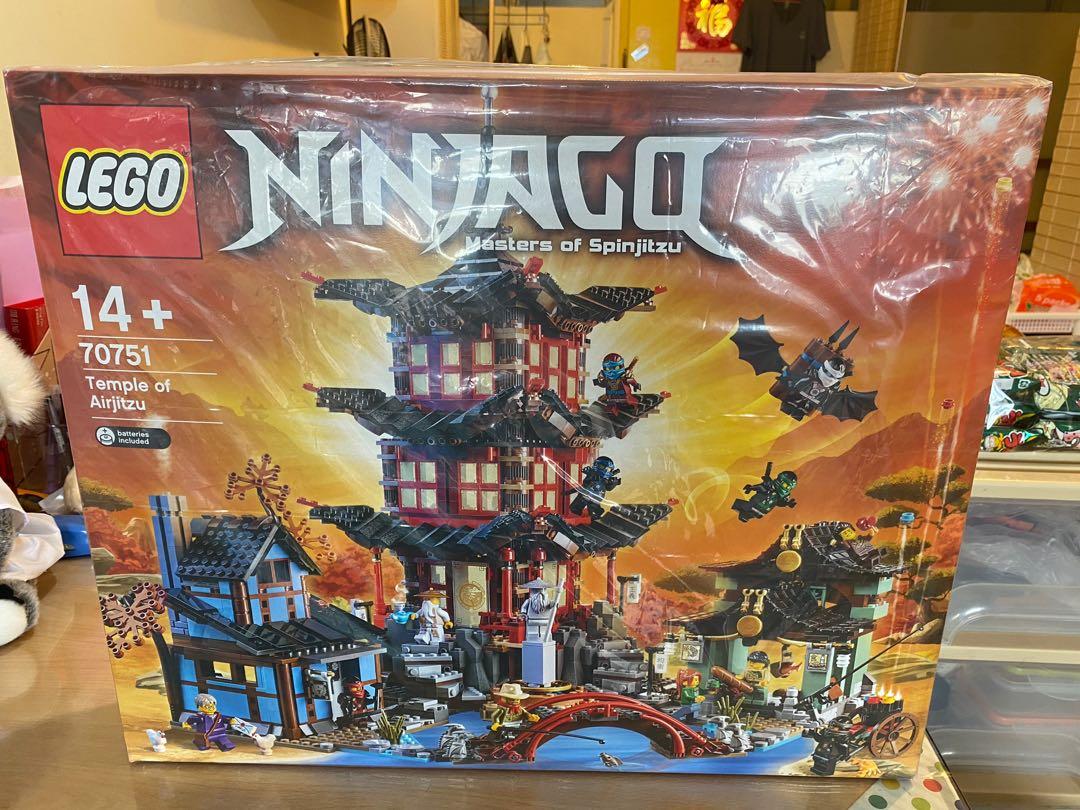 全新LEGO 70751 Ninjago Temple of Airjitzu, 興趣及遊戲, 明星周邊- Carousell