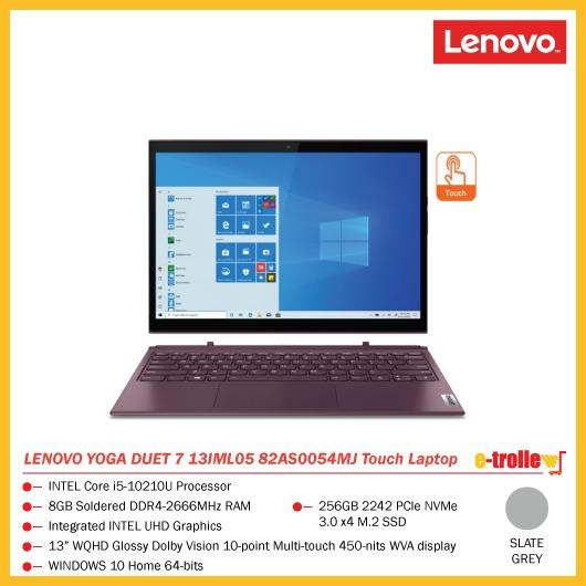 Lenovo Yoga Duet 7 13iml05 82as0054mj Touch Laptop Slate Grey Electronics Computers Laptops On Carousell