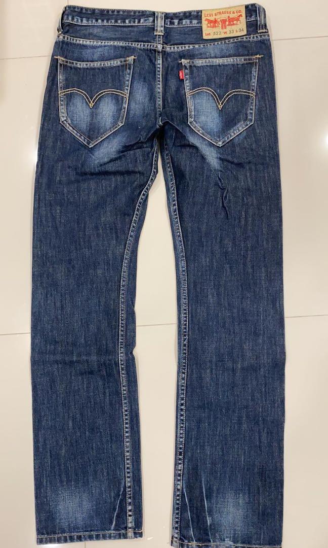 levi's 522 mens jeans