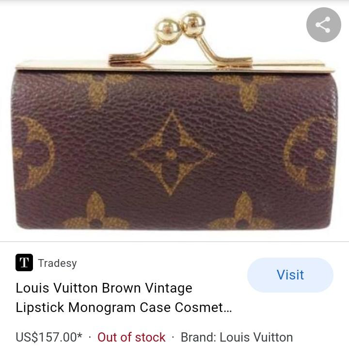 Bday Sale: Louis Vuitton Vintage lipstick holder, Women's Fashion, Watches  & Accessories, Other Accessories on Carousell