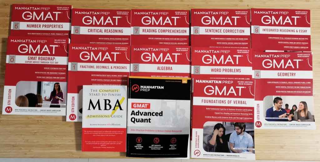 Manhattan Gmat Strategy Guides Mba Admissions Guide Manhattan Advanced Quant Books Stationery Textbooks Professional Studies On Carousell