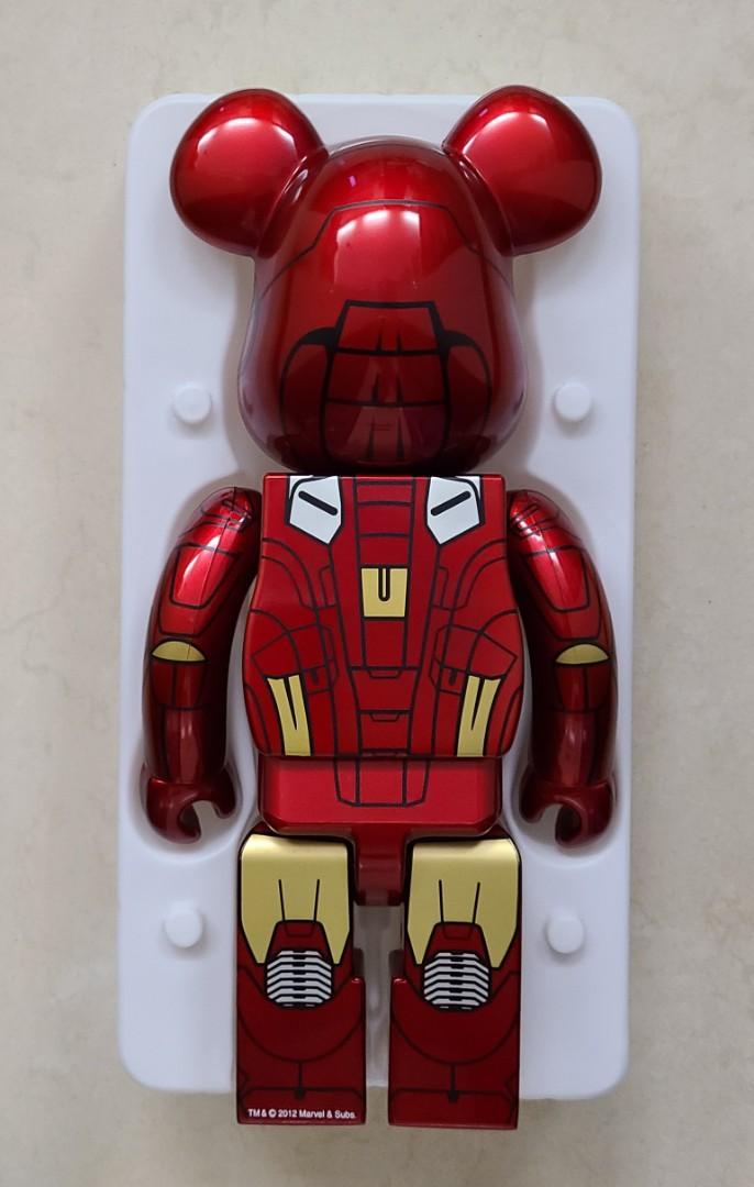 Medicom Bearbrick 400% Marvel Avengers Iron Man Mark 7 Be@rbrick 