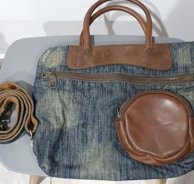 Miss sixty denim bag, Fesyen Wanita 