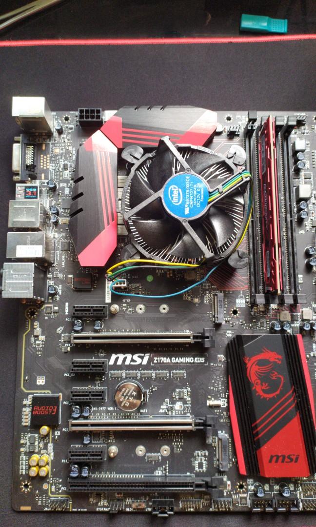 MSI Motherboard Z170A, Computers & Tech, Parts & Accessories, Computer