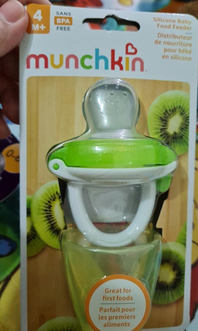 munchkin silicone baby food feeder