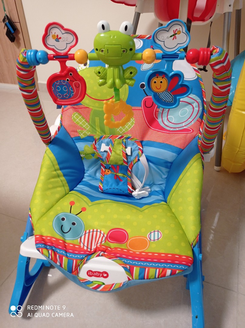 Musical bouncer chair, Babies & Kids, Toys & Walkers on Carousell