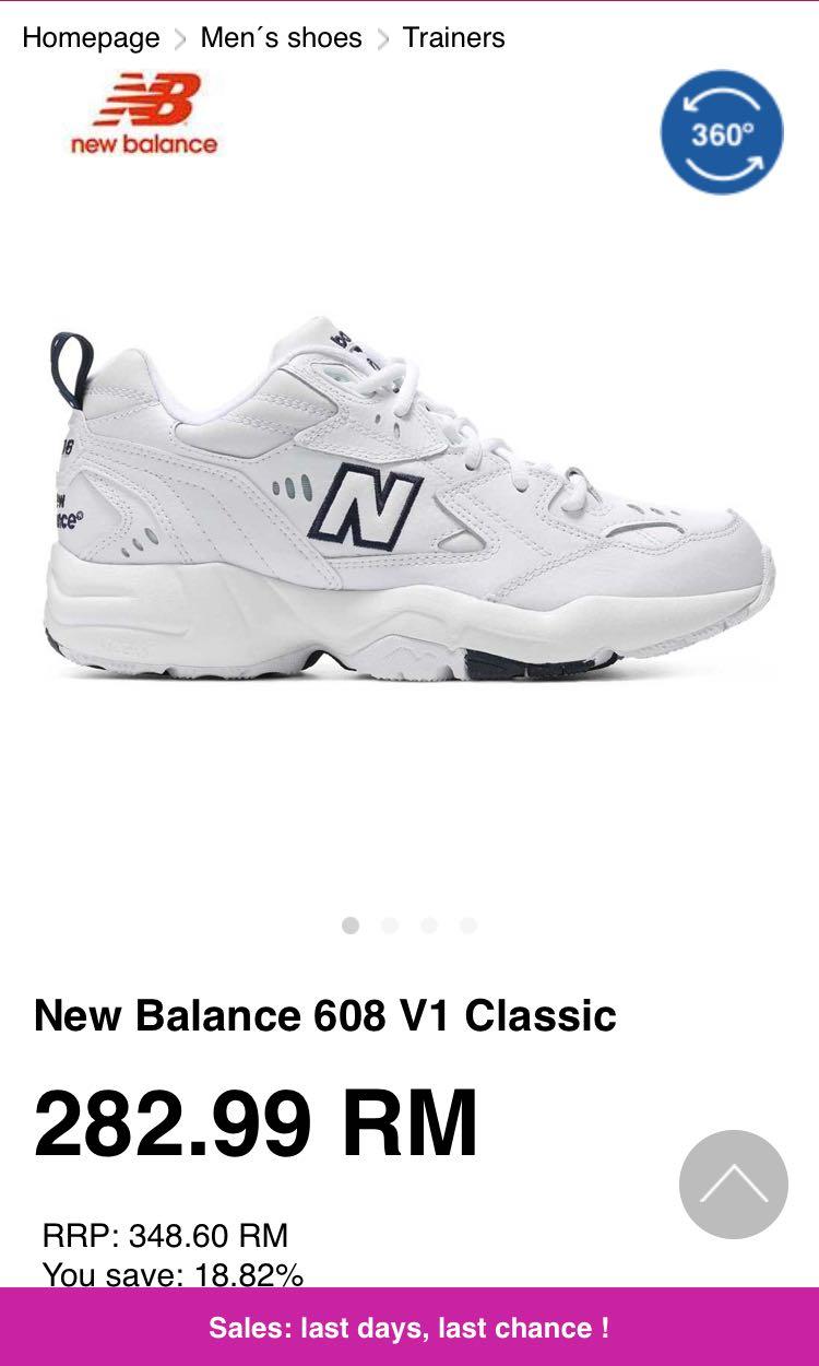 New Balance 608 V1 classic trainers 