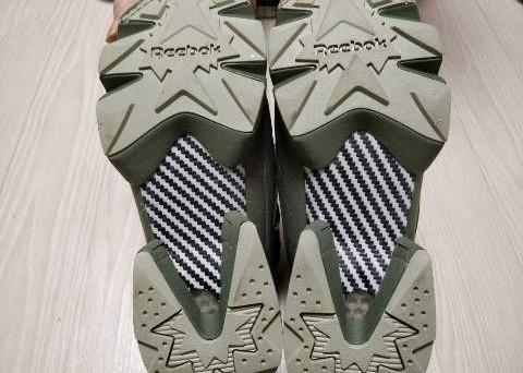 Brand New Unisex Limited Edition Khaki Reebok Green Insta Pump