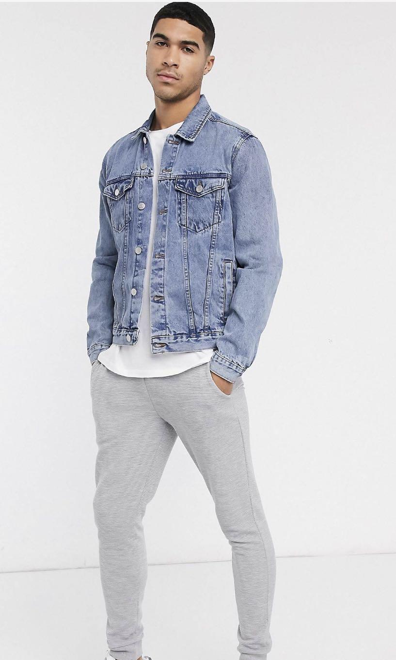 New look denim jacket size m