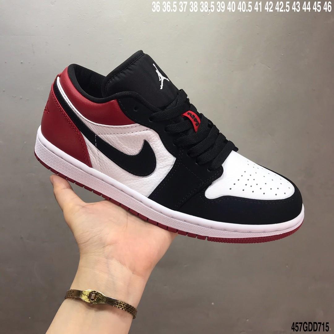 Nike Air Jordan 1 Low - Red/Black, Men 