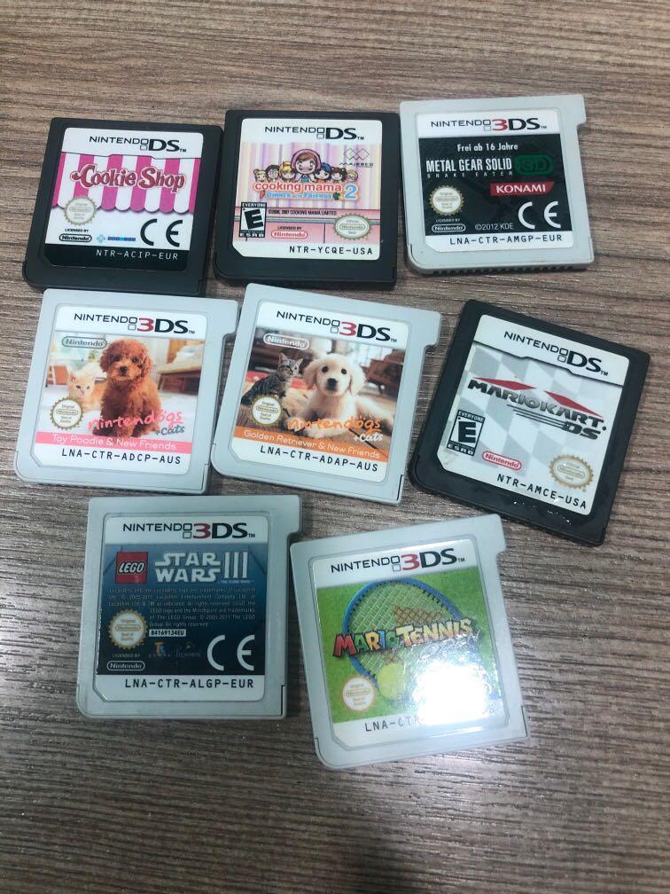 nintendo ds games cartridge