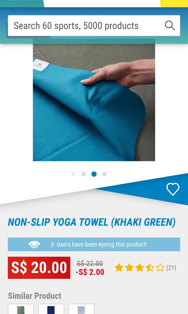 yoga towel decathlon