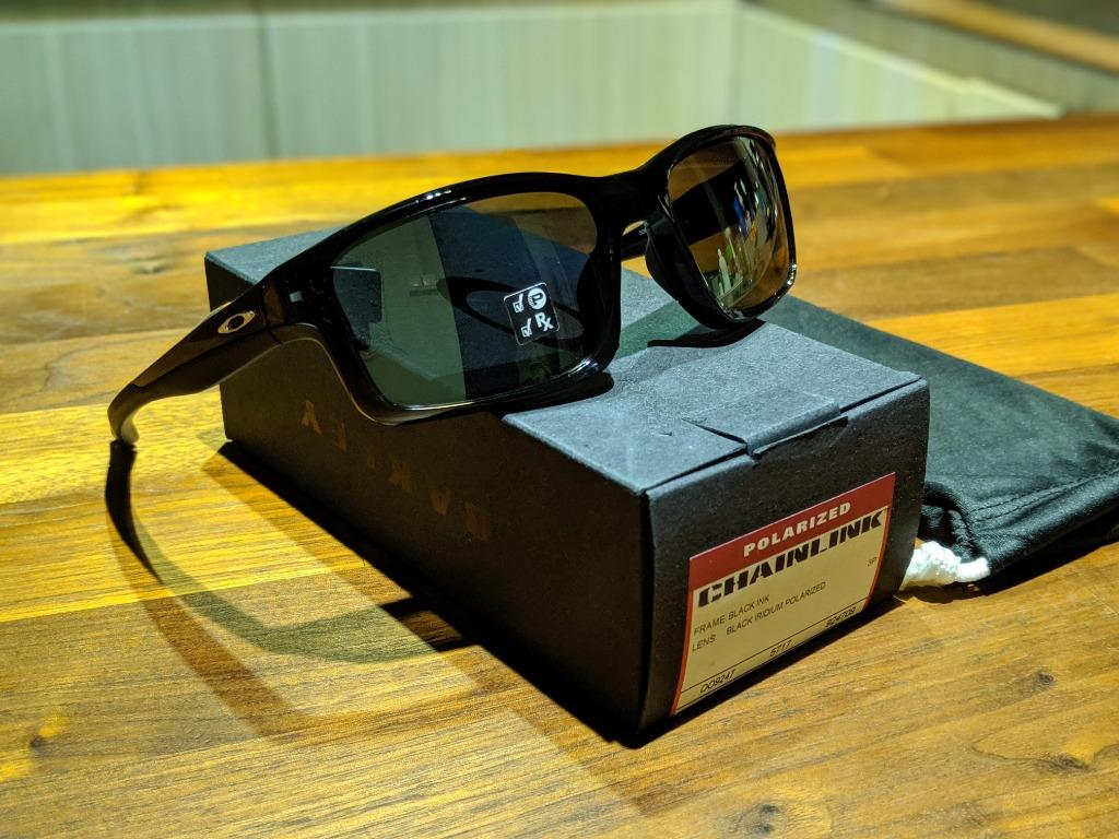Oakley chainlink black ink polarized sunglasses outlet