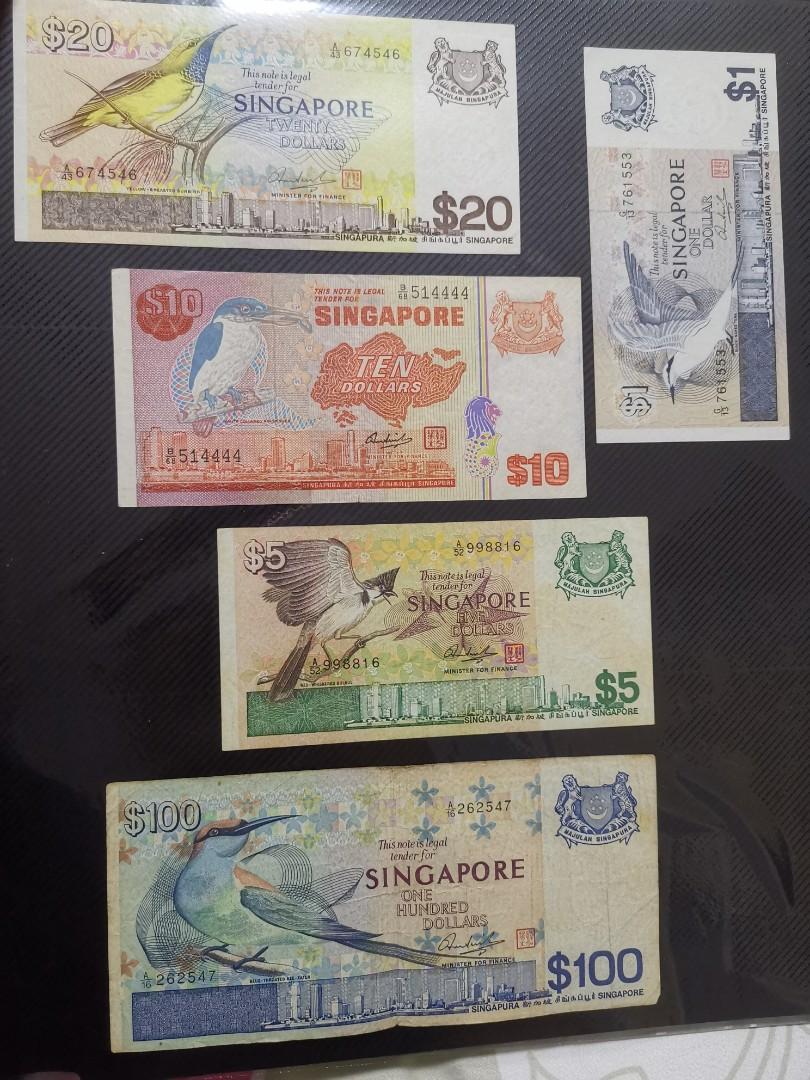 Old Notes (Category: Currency) located in Singapore. Submitted by jkkian (Listing ID 1031813930, Image 1). Description: .
