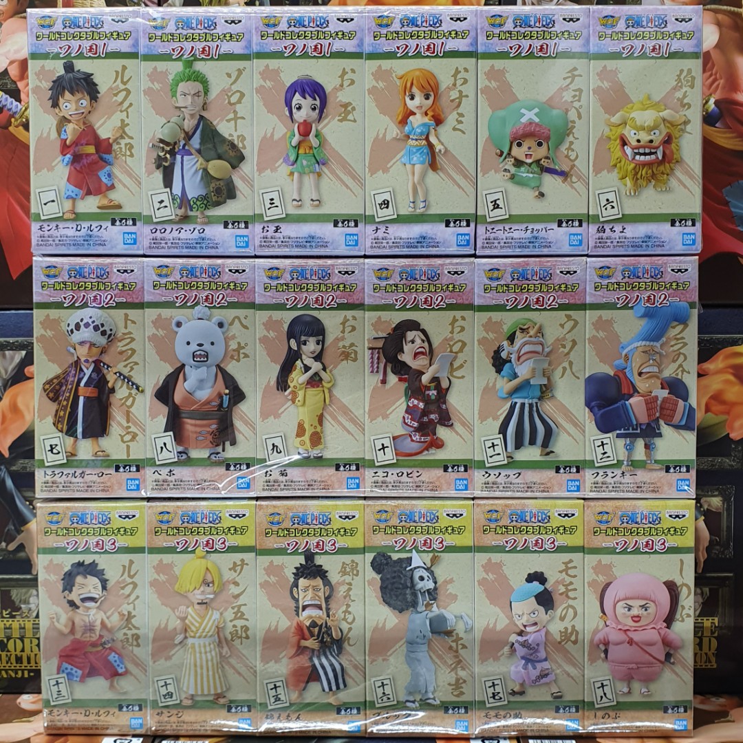 Fr 16 One Piece Wanokuni Wcf Figures Full Series Toys Games Bricks Figurines On Carousell