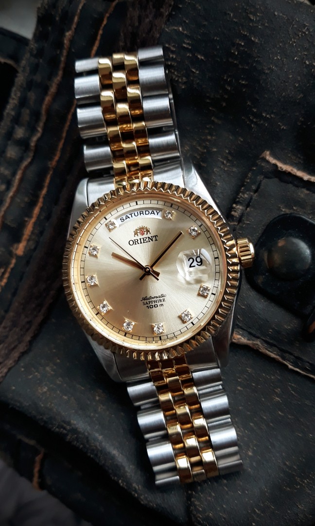 Orient Day Date President TwoTone, Luxury, Watches on Carousell