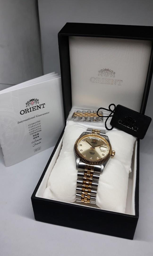 Orient Day Date President TwoTone, Luxury, Watches on Carousell