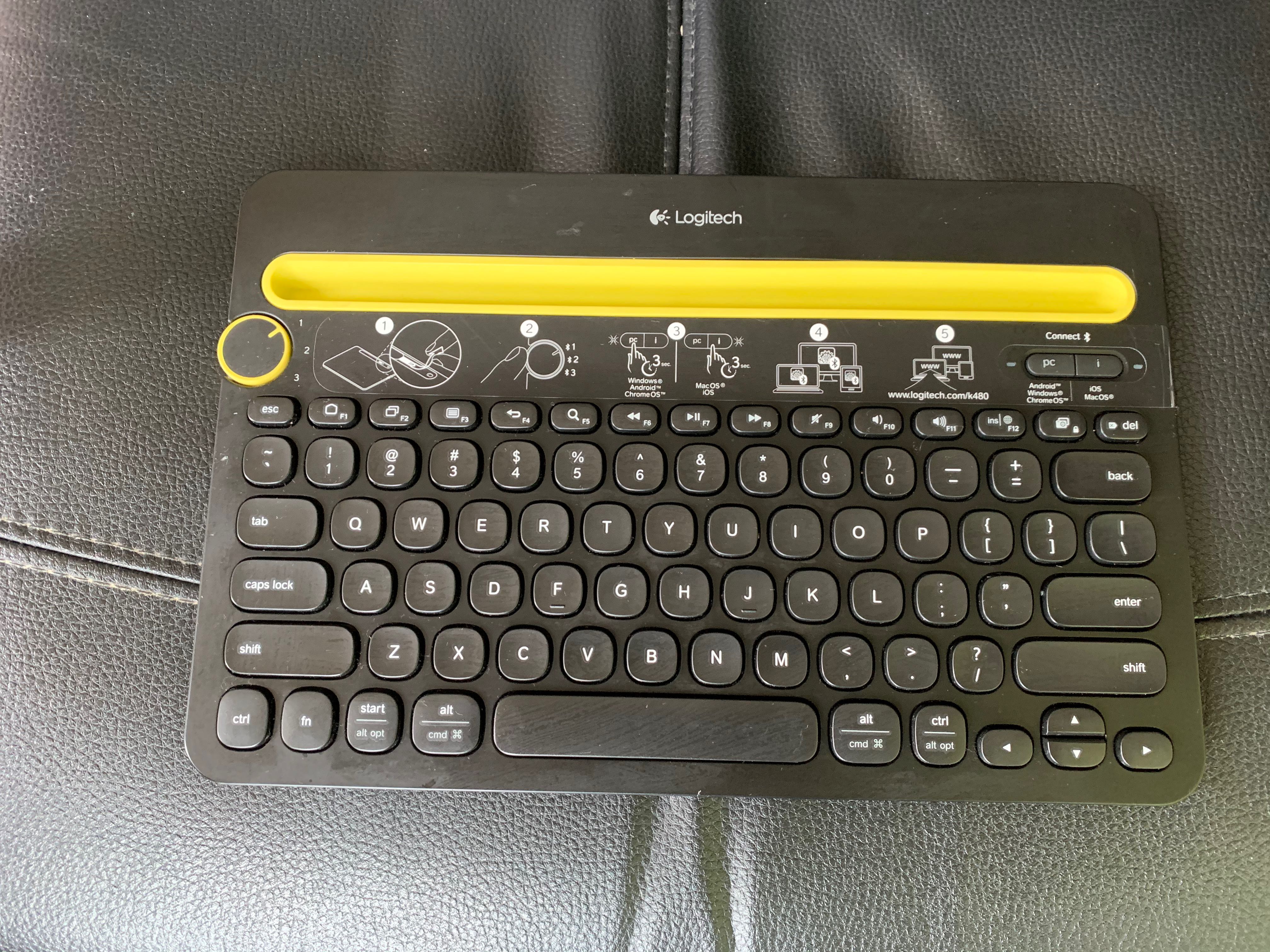 Original Logitech Bluetooth Keyboard, Computers & Tech, Parts