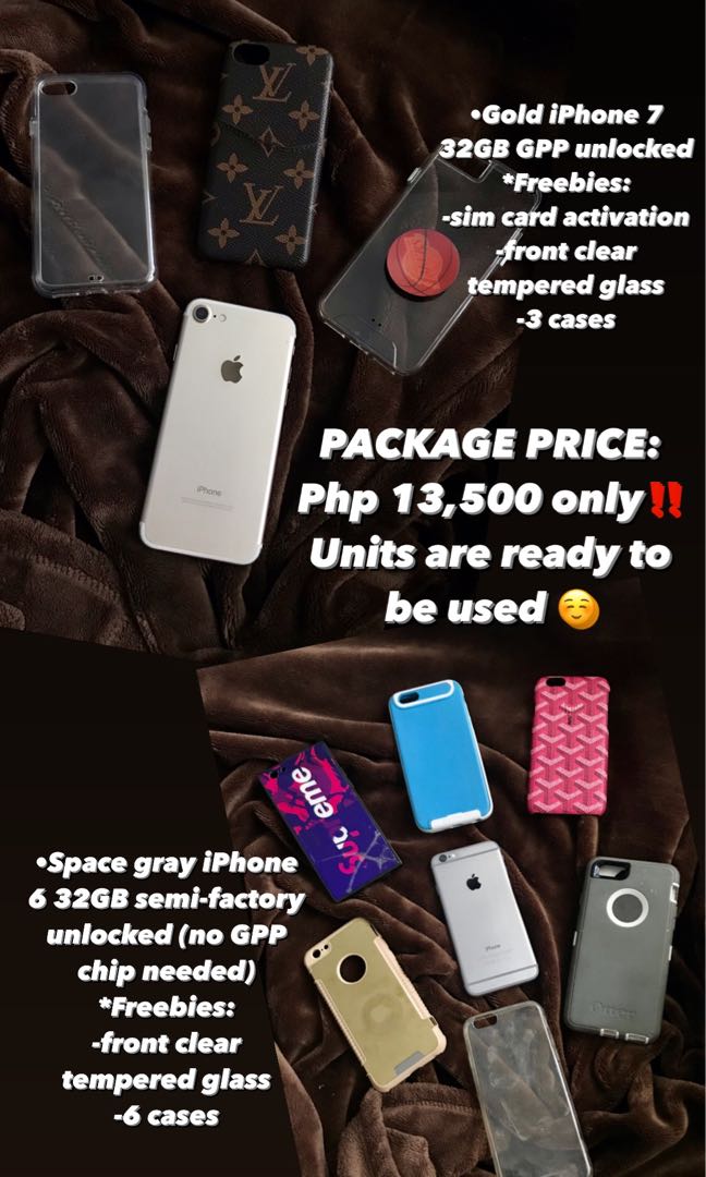 package iphone 7 6 32gb for only php 13 500