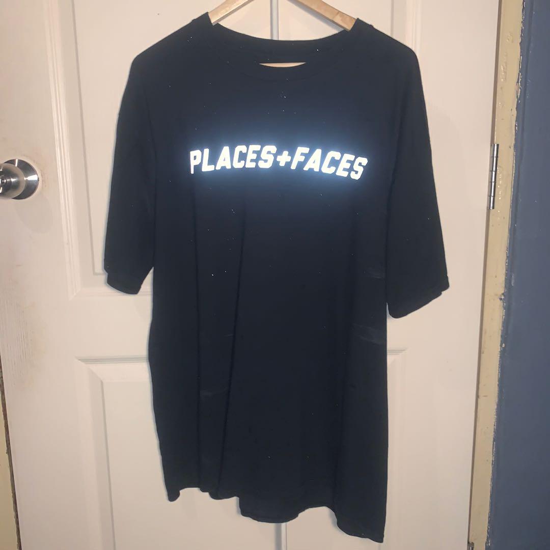 Places Faces 3m Reflective Tee Men S Fashion Clothes Tops On Carousell